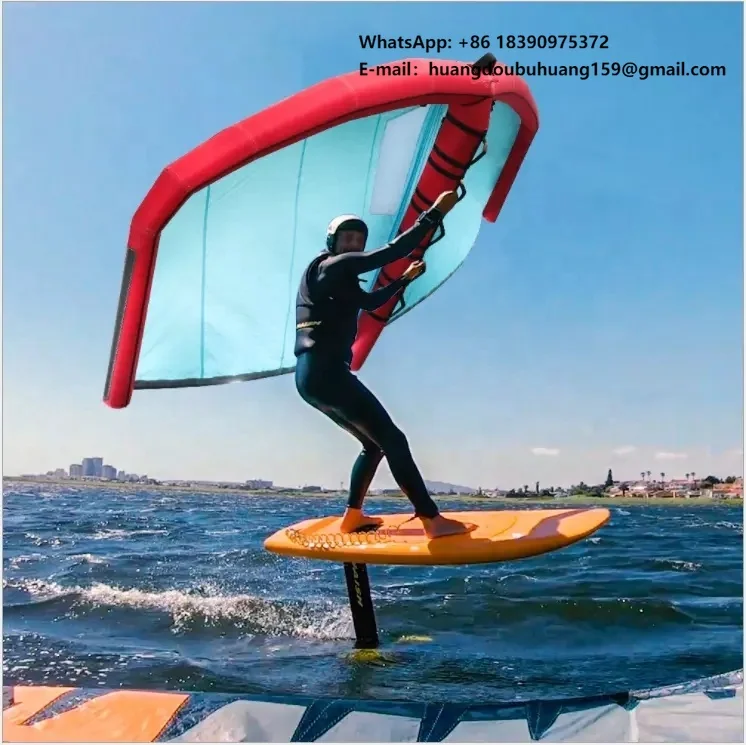 

Гидрофойл из карбона/алюминия + вингфойл + надувная доска для кайтсерфинга для сёрфинга и сноуборда