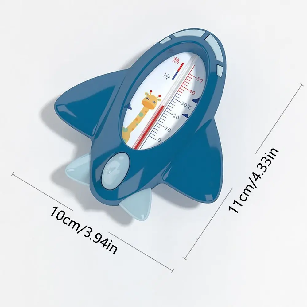 Termômetro de banho para bebês em formato de avião, à prova d'água, segurança, medidor de temperatura da água, flutuante, reutilizável, infantil, brinquedos de banho para meninas