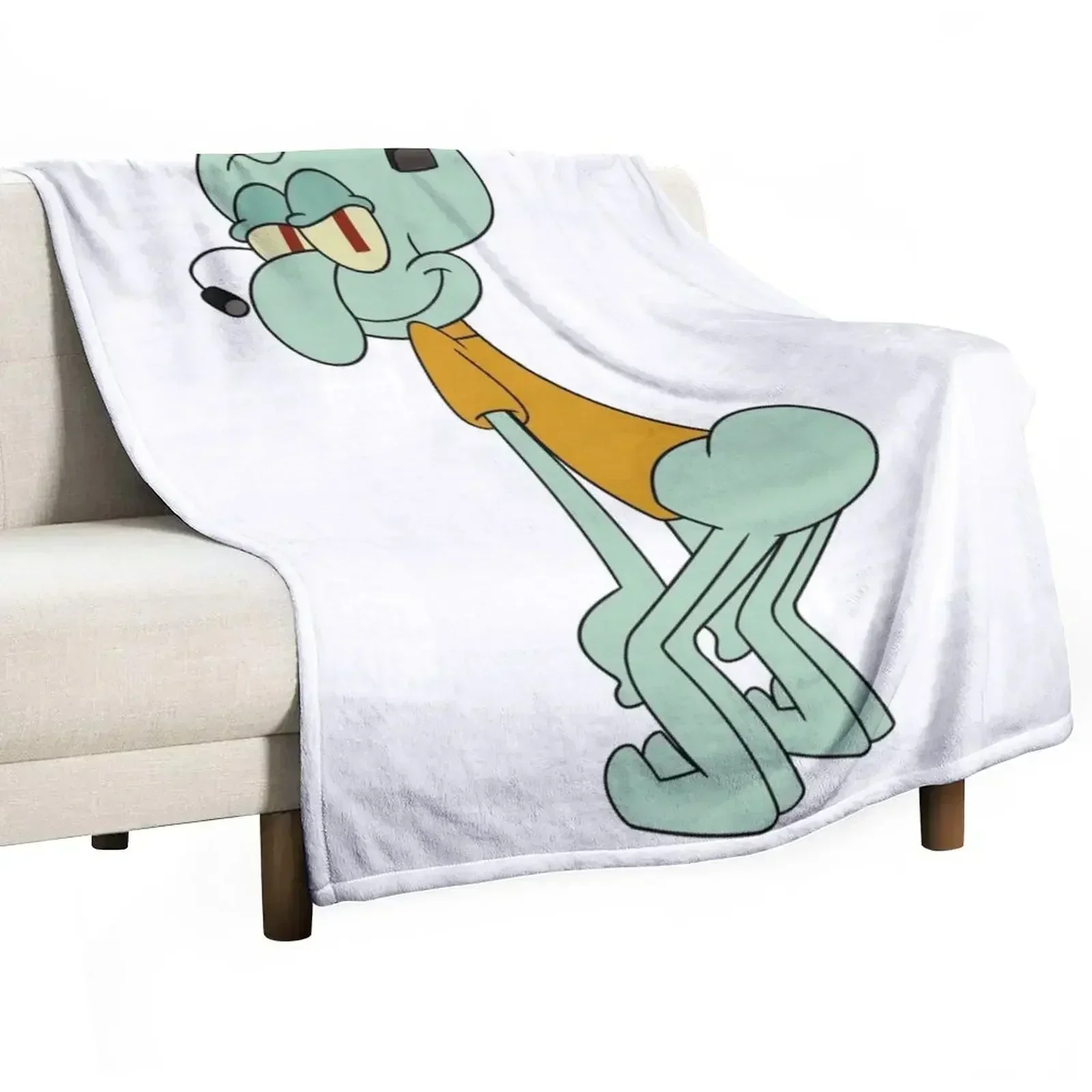 

Squid Dancing Throw Blanket Baby Plaid on the sofa Blankets