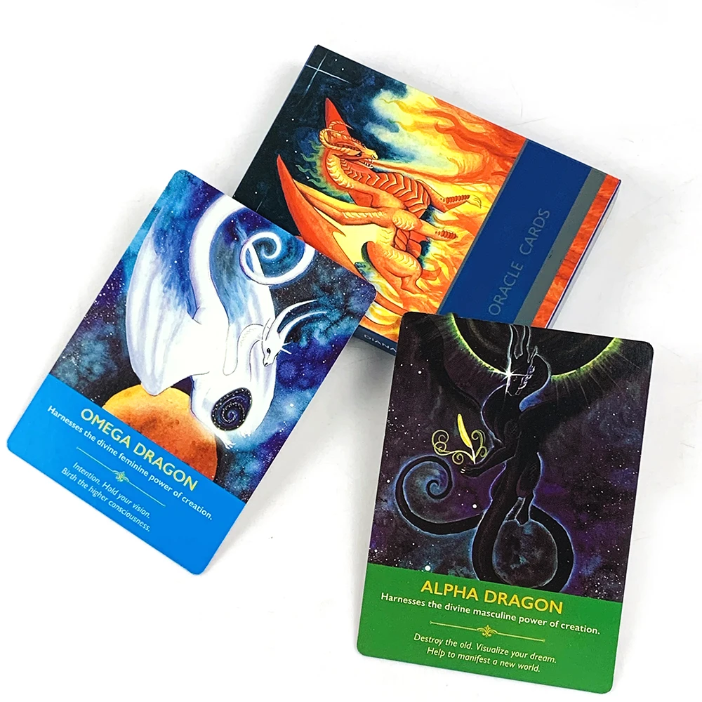 

Карты Oracle 10,5*7,5 см, 44 шт., колода карт, уникальный мистический дизайн, высококачественный картон, идеально подходит для гадания и подарков