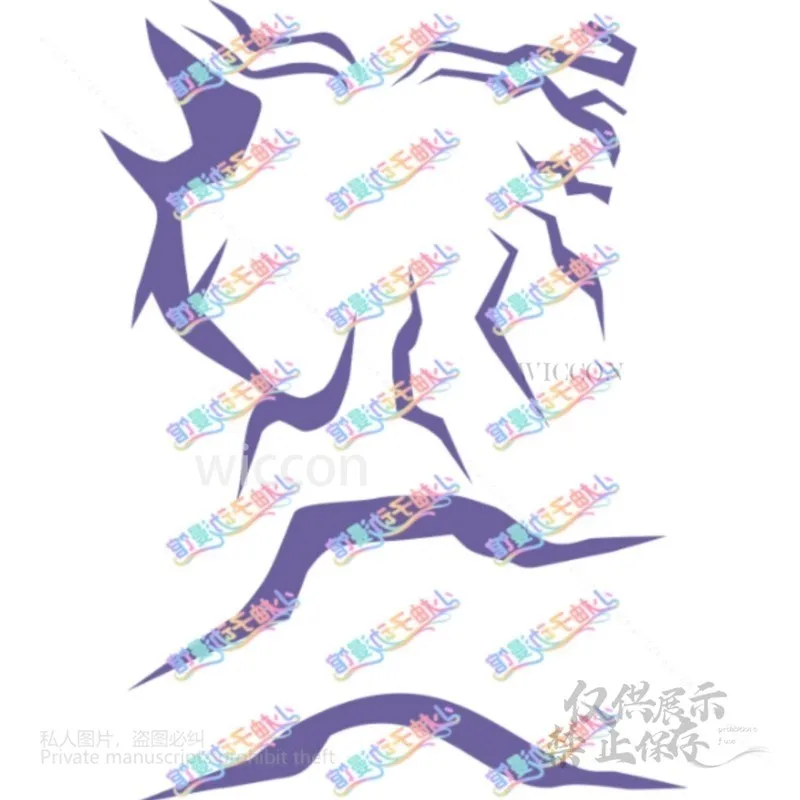 【MoeMimic】أنيمي هنتركس التجريبي N الصيادين KPop الشيطان جينو رومي الوشم الدعامة الوشم الجسم شريط ملصق تأثيري حلي حفلة الهالوين