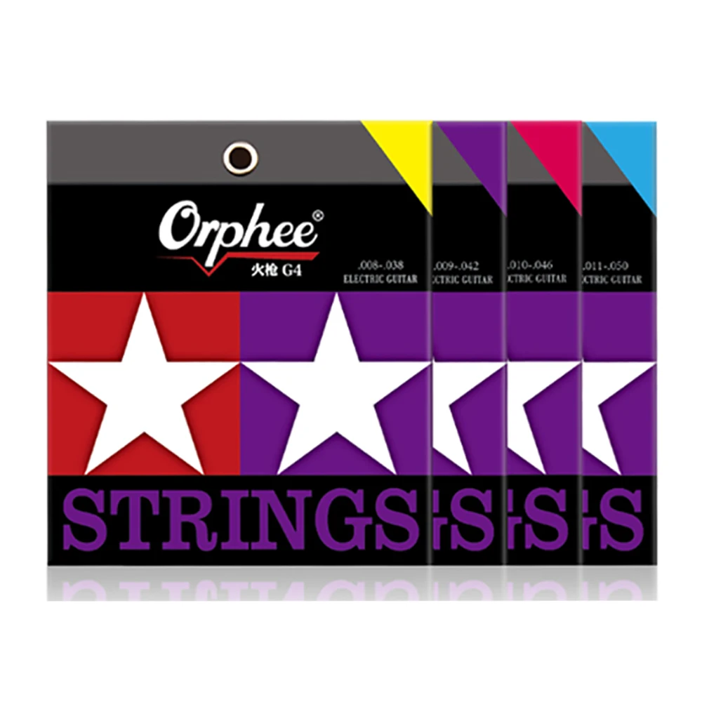 Orphee G Series Electric Guitar Strings 3 Types Hexagon Steel Core Wire String Pure Nickel Windings Strings Guitar Accessories