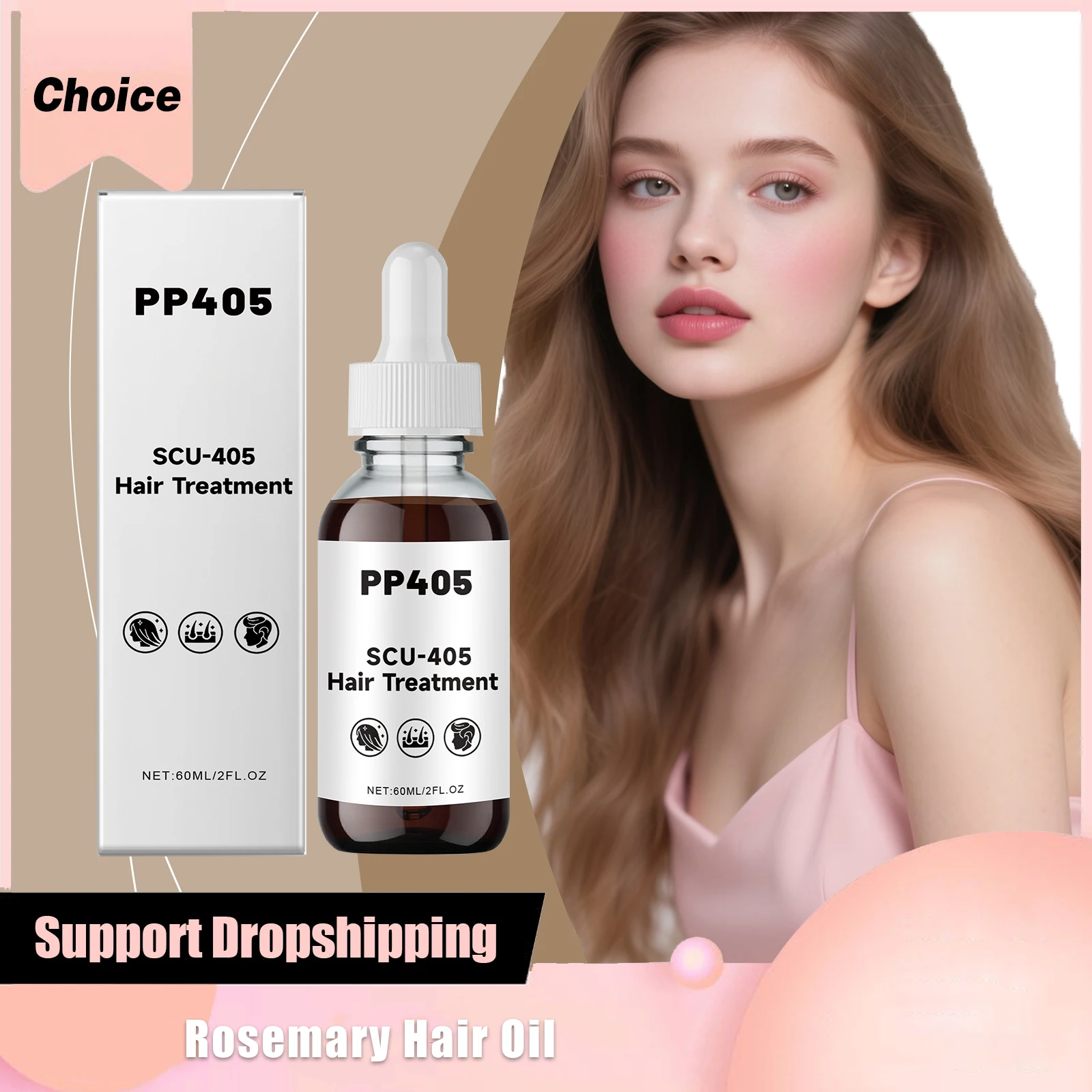 

Rosemary Hair Growth Oil Preventing Baldness Damaged Repair Scalp Treatment Thickening Growing Fast Smoothing Hair Care Essence