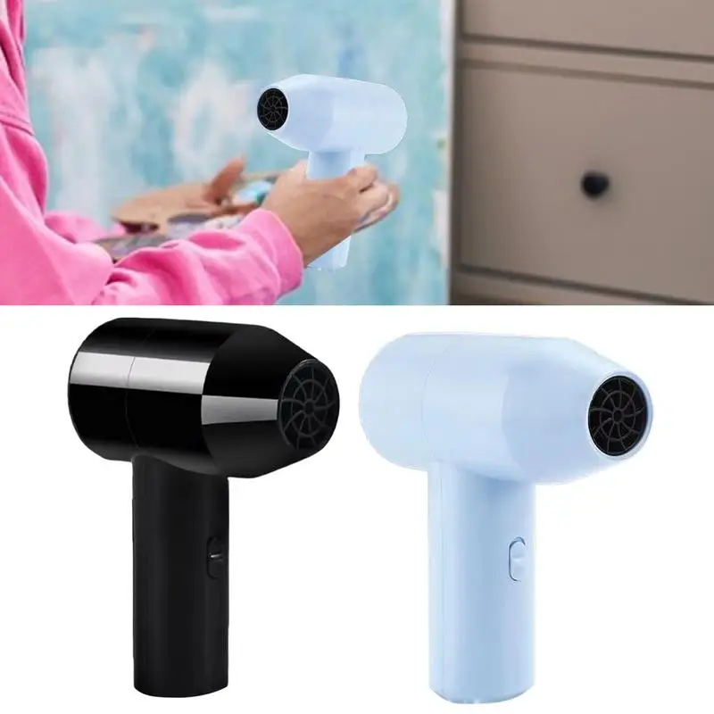 Wireless hair dryer for art Students USB Rechargeable Battery Driven Quick Drying Low Noise Portable ABS Hair Dryer for Travel