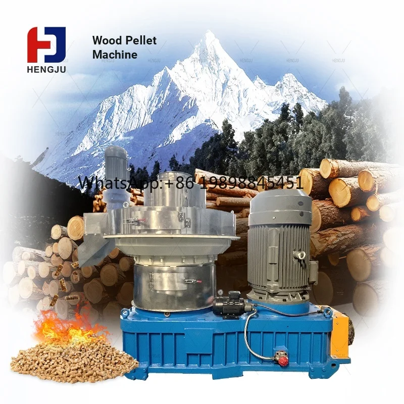 

220v Sawdust Wooden Pellet Mills Wood Sawdust Granulator Pelletizer Biomass Wood Pellet Machine Production Line
