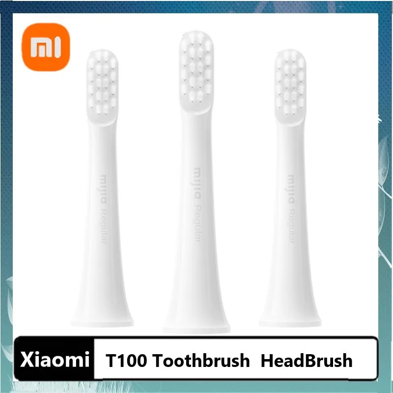 3/6/12pcs/lot Original Xiaomi T100 Toothbrush Brush Head for Electric Toothbrush T100 Soft Bristles Deep Cleaning Heads