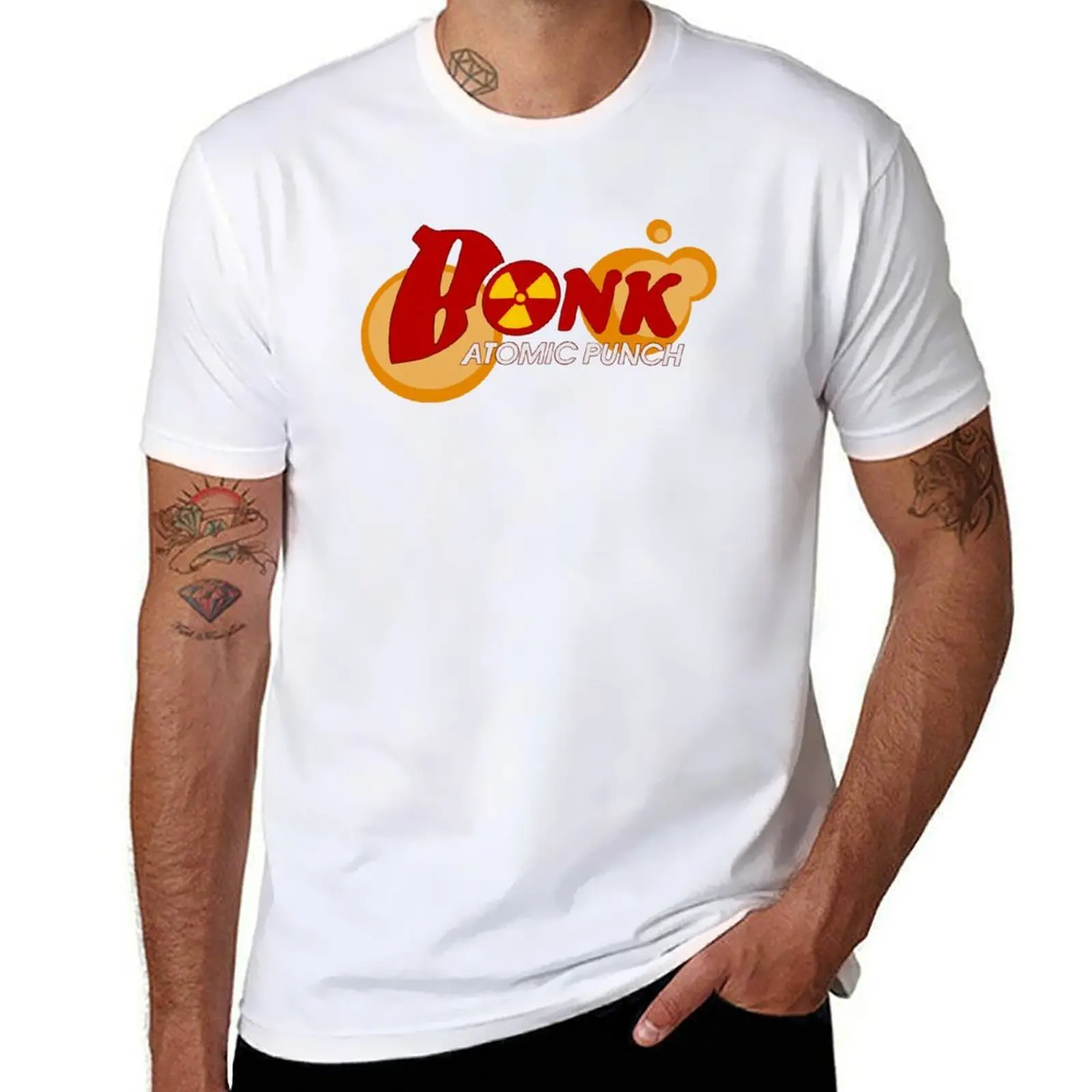 

Team Fortress 2 Bonk! Red T-Shirt t shirt custom print man t shirt heavy cotton T-Shirt