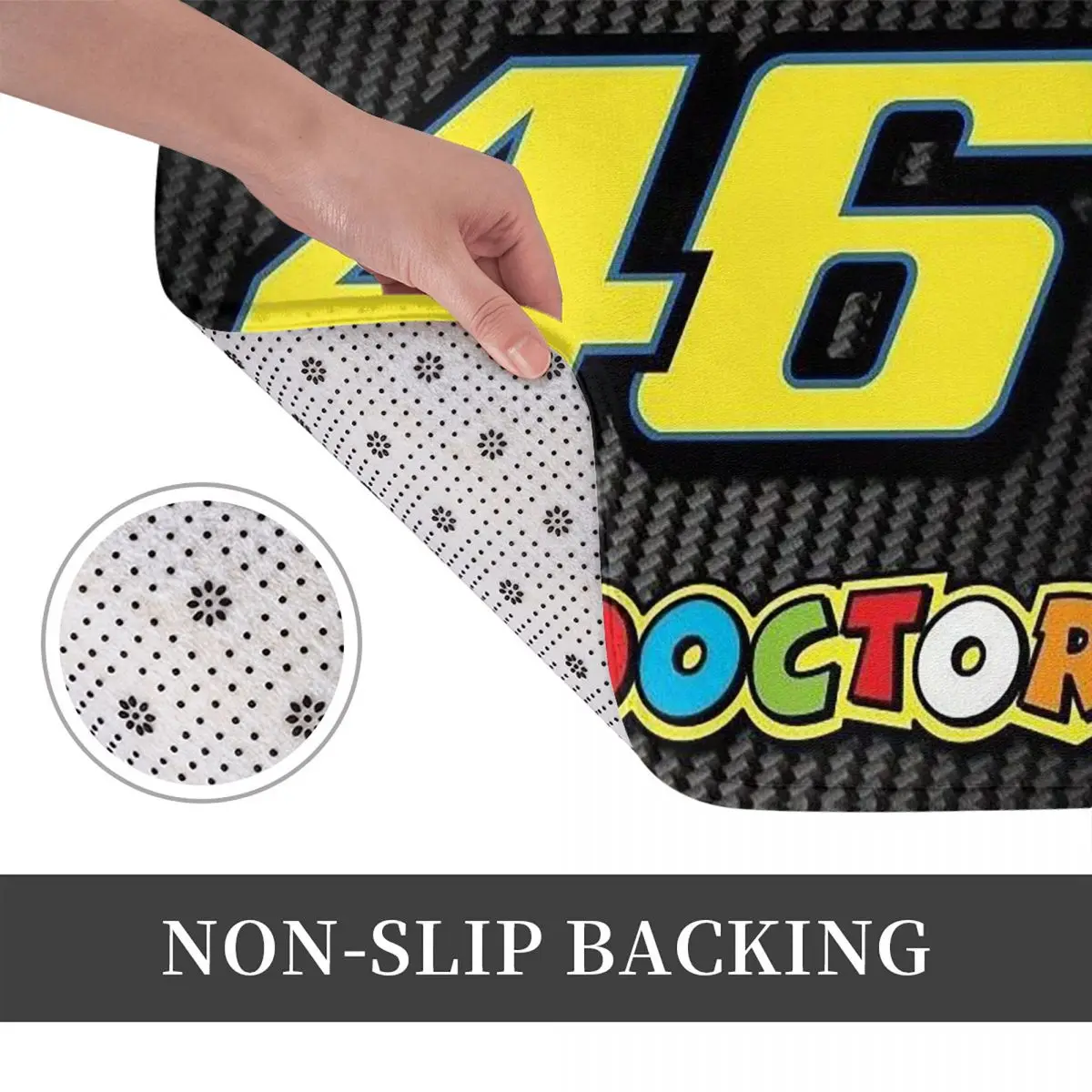 46 The Doctor Motor Doormat Kitchen Entrance Home Floor Mat Non-slip Carpet Rug for Bedroom Footpad Mats