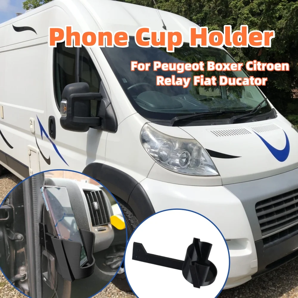 RV حامل كأس الهاتف تخزين جبل اليسار قافلة الداخلية تخزين اكسسوارات لبيجو الملاكم سيتروين التتابع فيات دوكاتور #1
