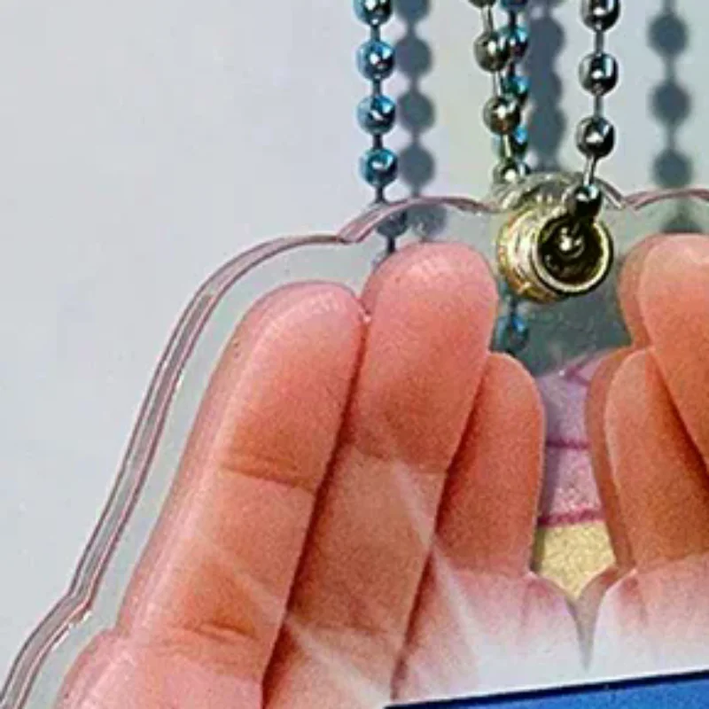 1pcs Valentine's Day Gift Y2K Acrylic Photo Frame Bag Charm In My Hand Photo Creative Big Head Stickers Keychain Decoration Gift