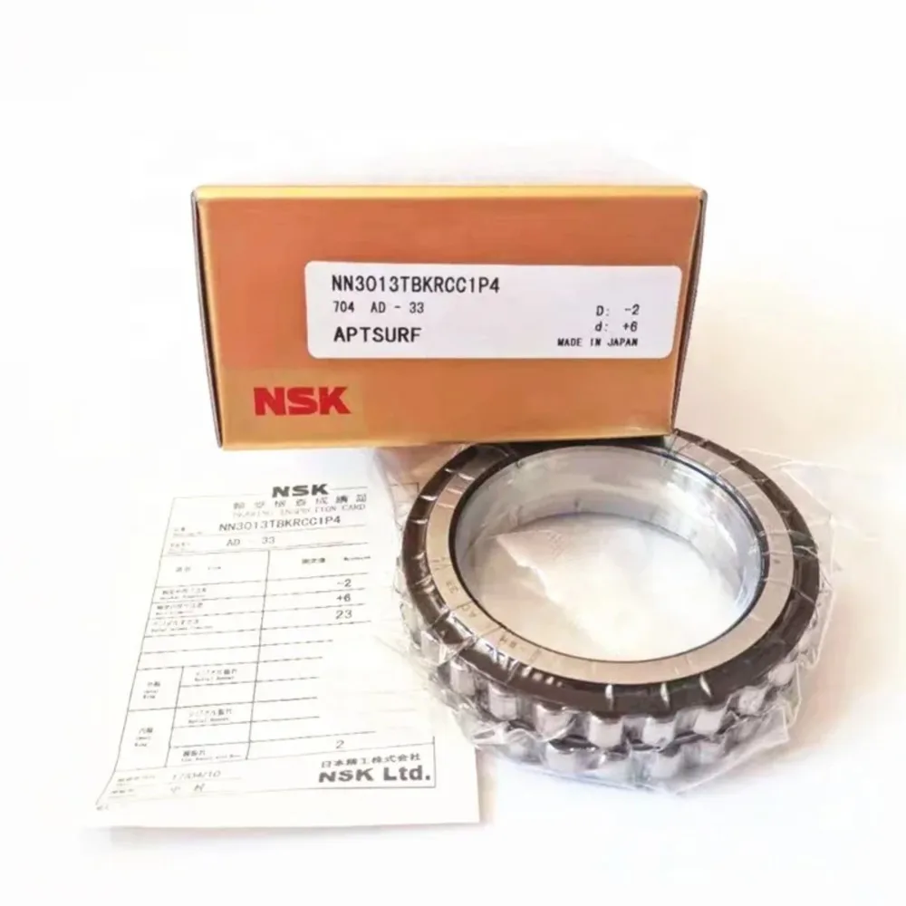 

Original Japan NSK NN3013K/P5W33 Brass Cage Cylindrical Roller Bearing NN3013K NN3013 Sathe Spindle Bearing 65*100*26mm