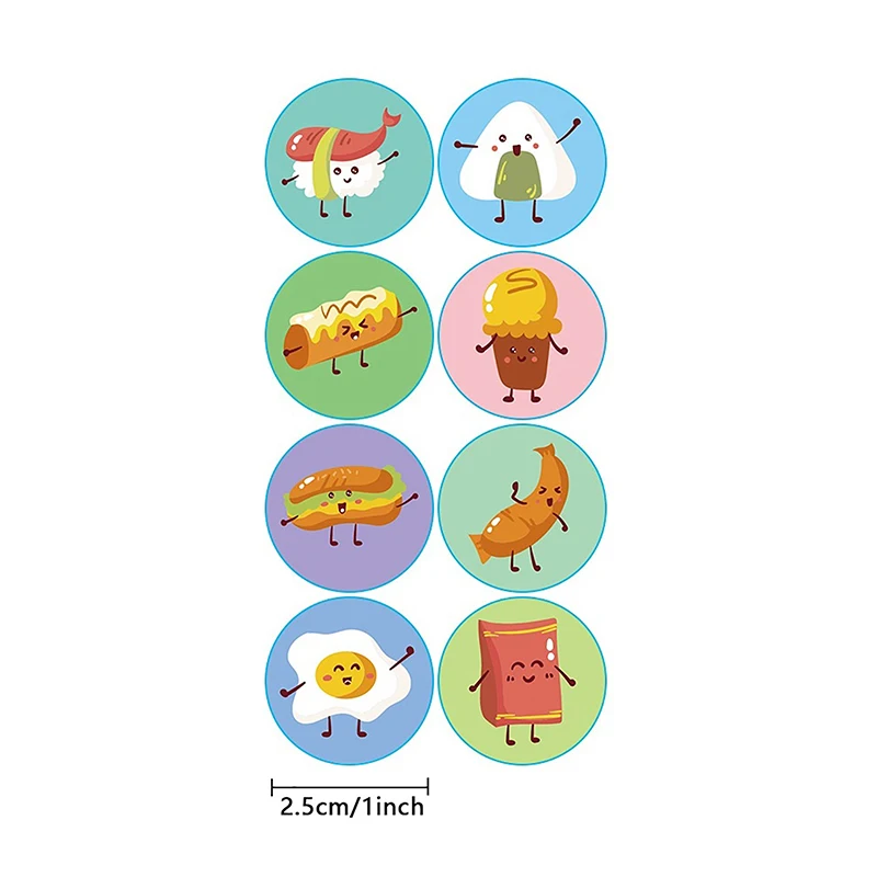500pcs Round Rice Ball Packaging Bag Stickers Nori Seaweed Onigiri Bags Sticker Sushi Making Mold Tools Bento Accessories