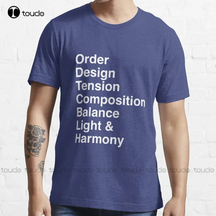 Order Design Tension Composition Balance Light And Harmony  T-Shirt Womens White Shirt Custom Aldult Teen Unisex Xs-5Xl New