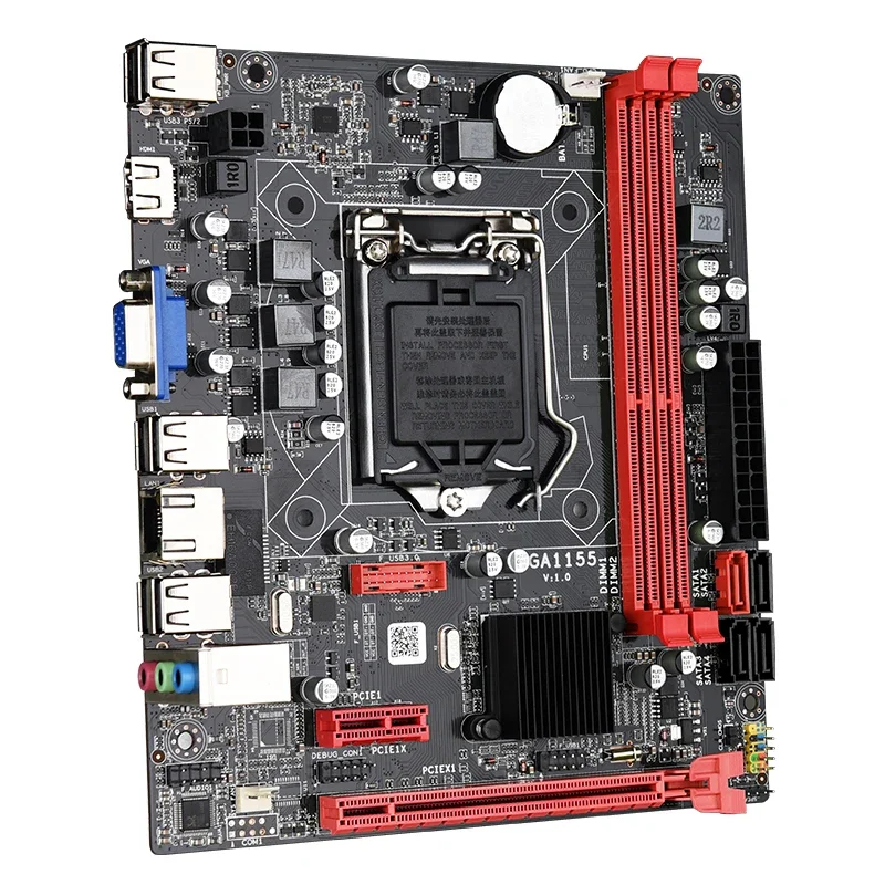 B75M Motherboard lga 1155 pc LGA1155 Desktop USB3.0 SATA3.0 usb  DDR3 Dual Channel placa mae 5.1Sound VGA HDMI kit xeon gaming