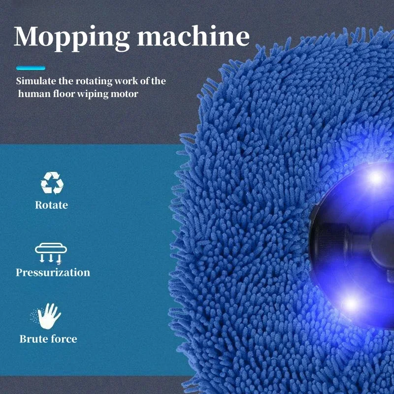 XIMEIJIE Electric Sweeper Household Cleaning Tools Smart Mopping Machine Rotary Mop USB Charging Portable Disassembly Gift Sets