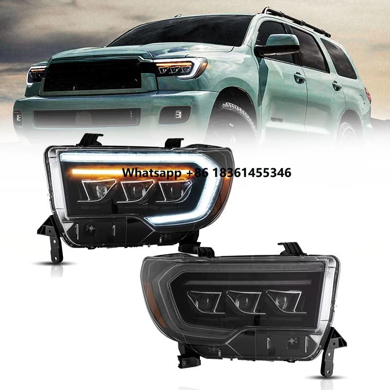 

Factory Start-up Animation DRL 2007-2013 Headlight Full LED 2008-2018 Headlights for Sequoia Tundra