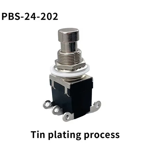 Imagen 2 del producto Dispositivo de efectos interruptor de pie DPDT, momentáneo sin bloqueo, interruptor de botón de clavo de 6 pies