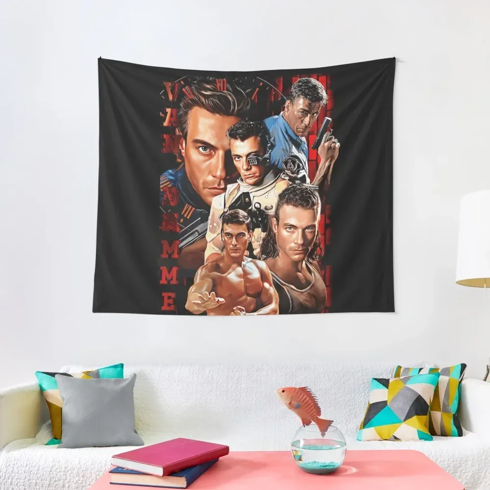 Jean Claude Van Damme Tapestry Wall Decoration Items Decor Home Carpet On The Wall Tapestry