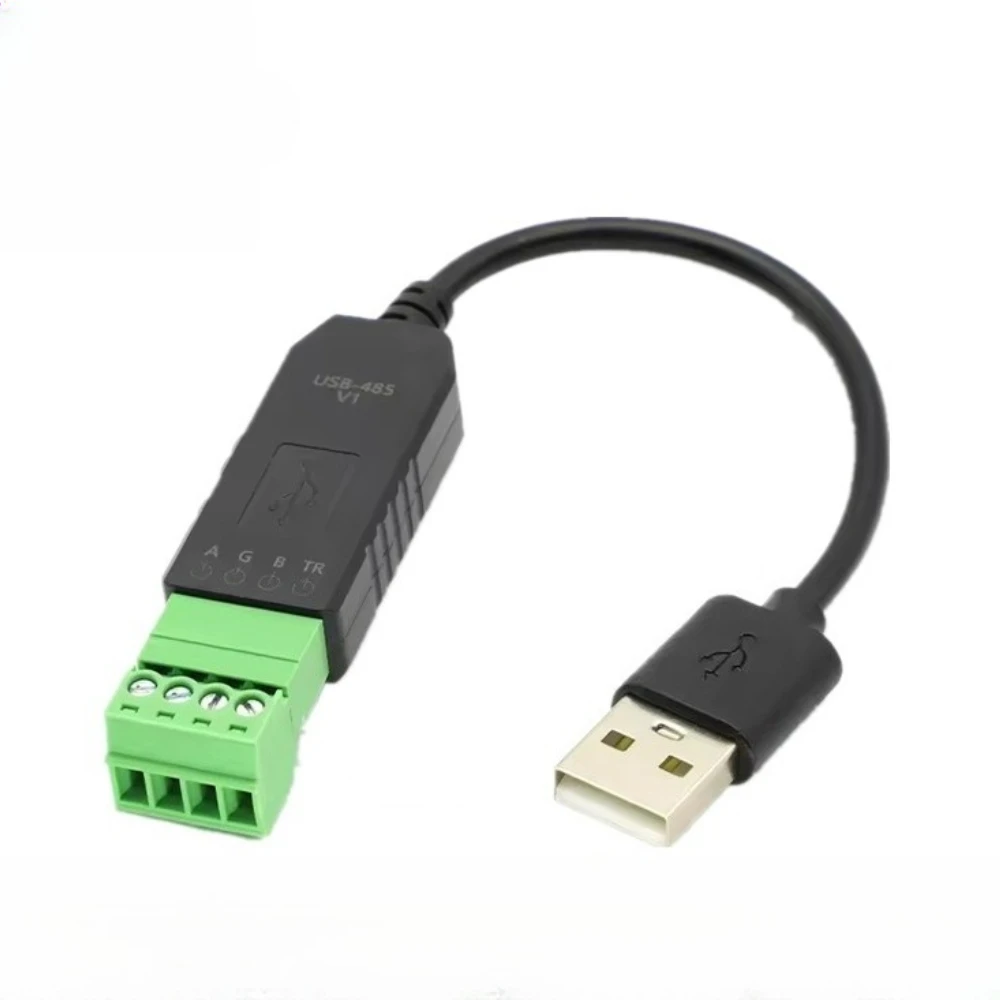 2pcs Industrial USB to RS485 Converter Module CH340 Serial Adapter for PLC Modbus Automation Communication