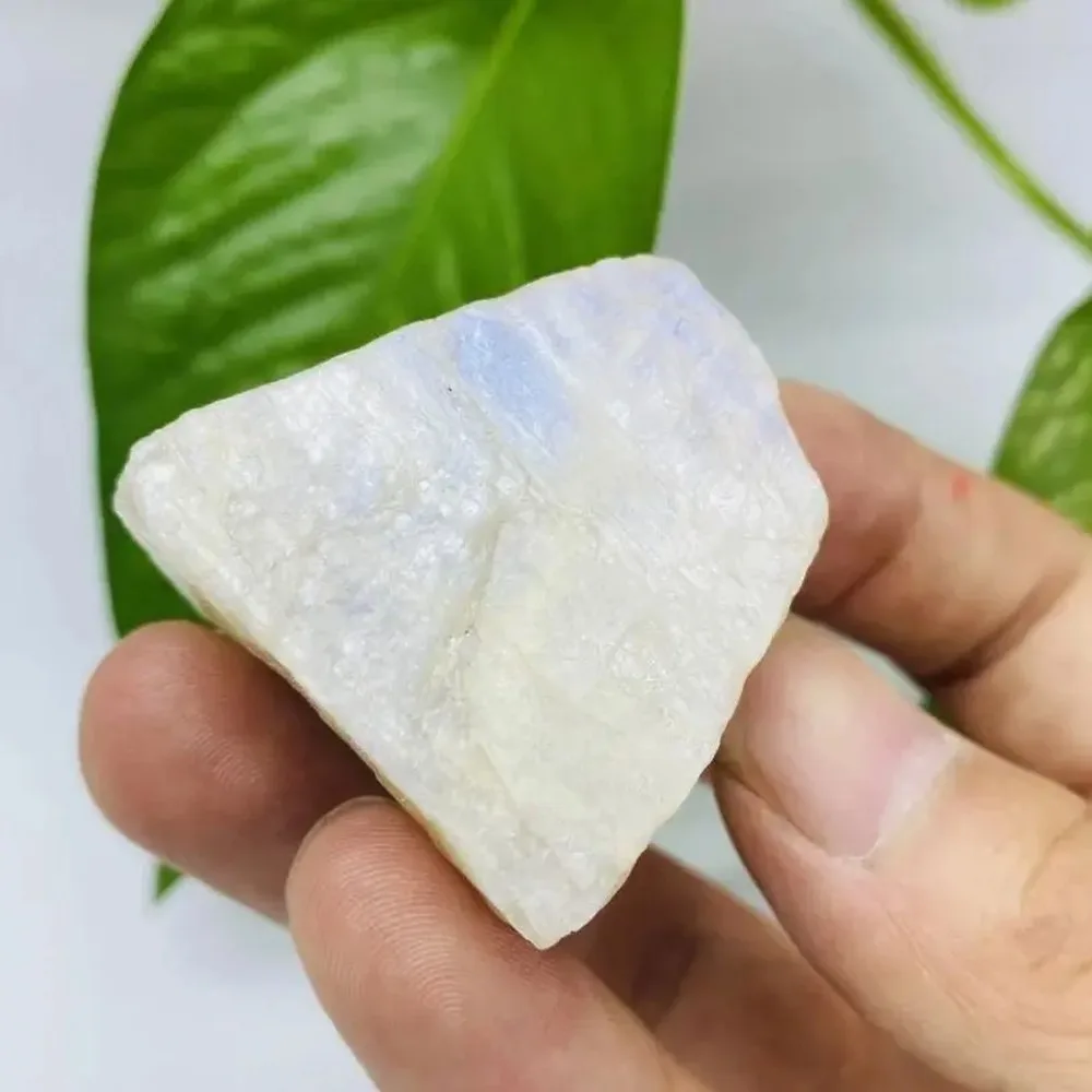 Rare Natural Blue Moonstone Raw Gravel for Energy Healing, Crystal Quartz Decoration for Fish Tank, Flower Pot &