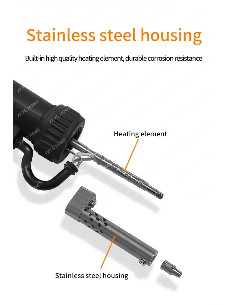 30W Automatic Tin Sucker 220V EU Plug Portable Electric Vacuum Soldering Remove Pump Desoldering Machie With 3 Suction Nozzle