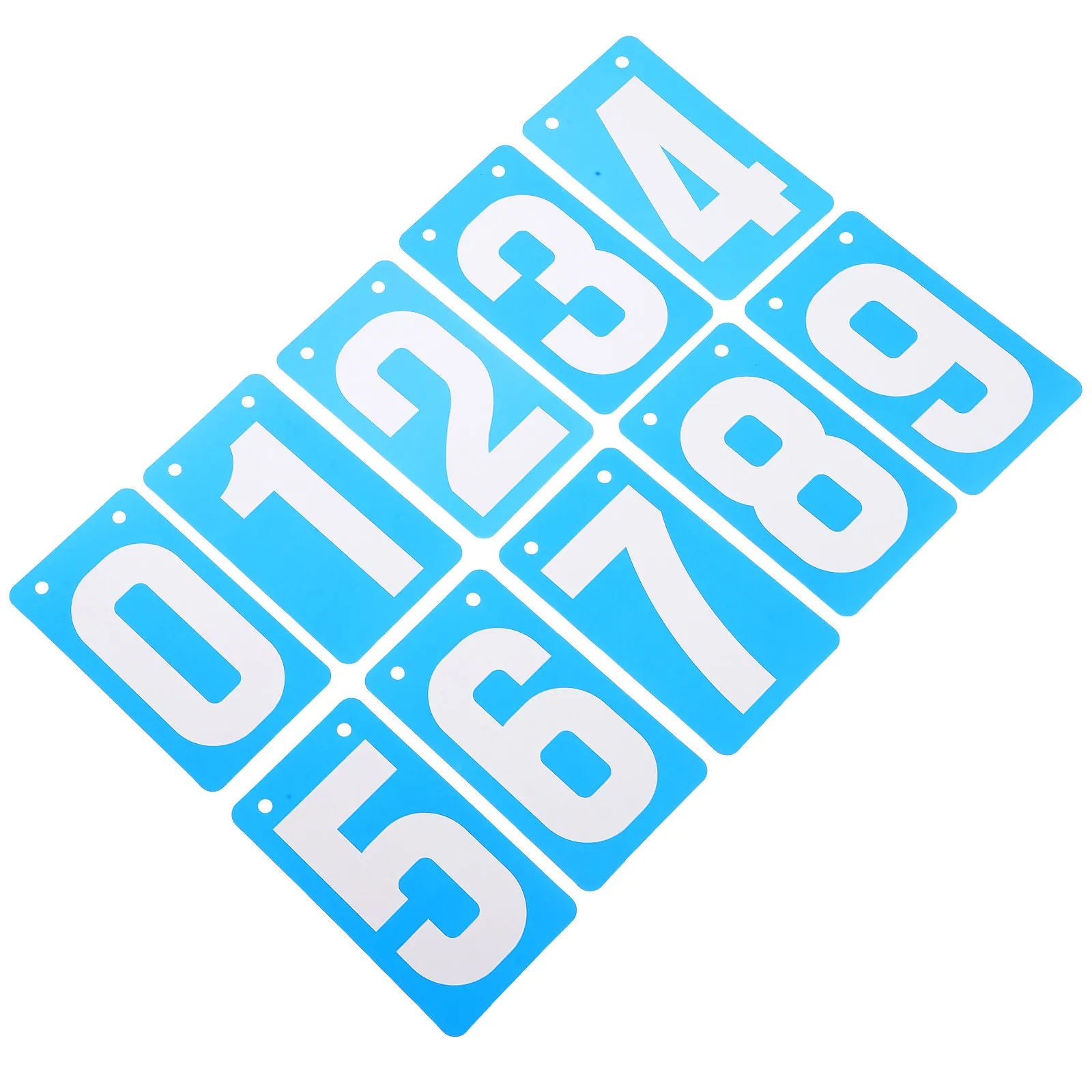 

Набор из 10 переносных цифровых счетных досок для матчей, спортивных соревнований, с картами для записи результатов