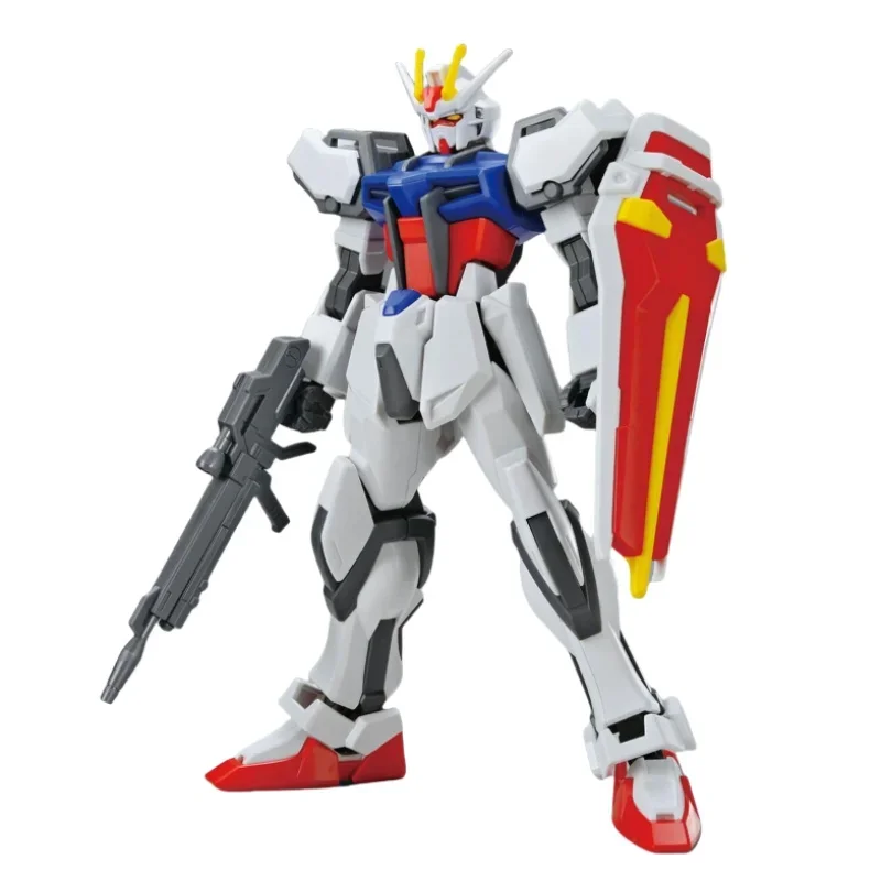 Bandai in Stock Original ENTRY GRADE EG 1/144 GUNDAM Anime Figures GAT-X105 STRIKE Gundam Action Figures Toys Collectible Model