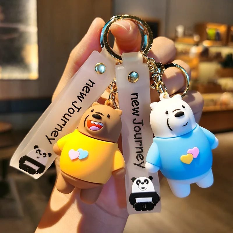 

Cute Cartoon Standing Bear Simple and Honest, Keychain Car Key Accessory Christmas Gift Small Commodity Cute Personalized Gifts