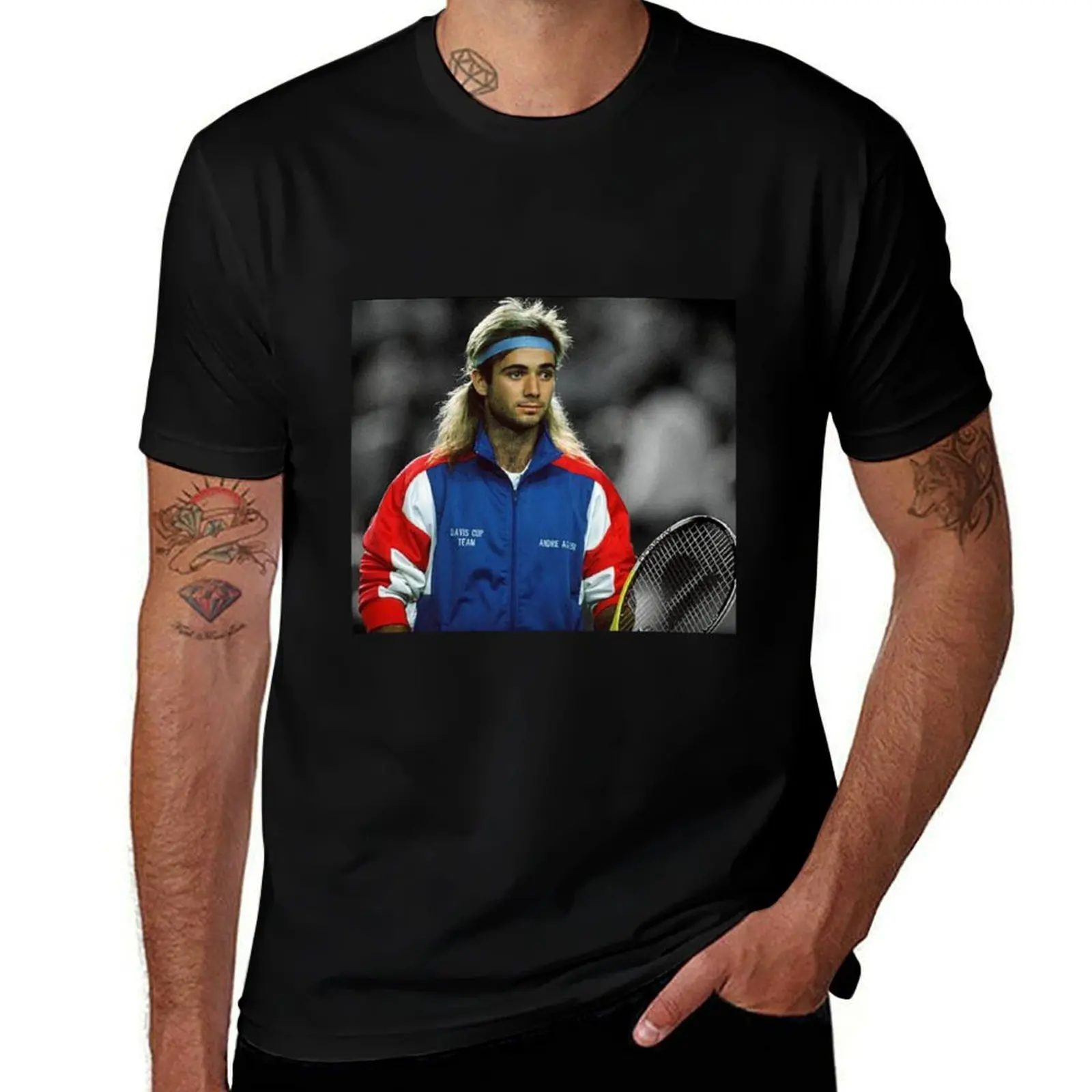 

Andre Agassi T-Shirt t shirts with prints man t shirts for men T-Shirt