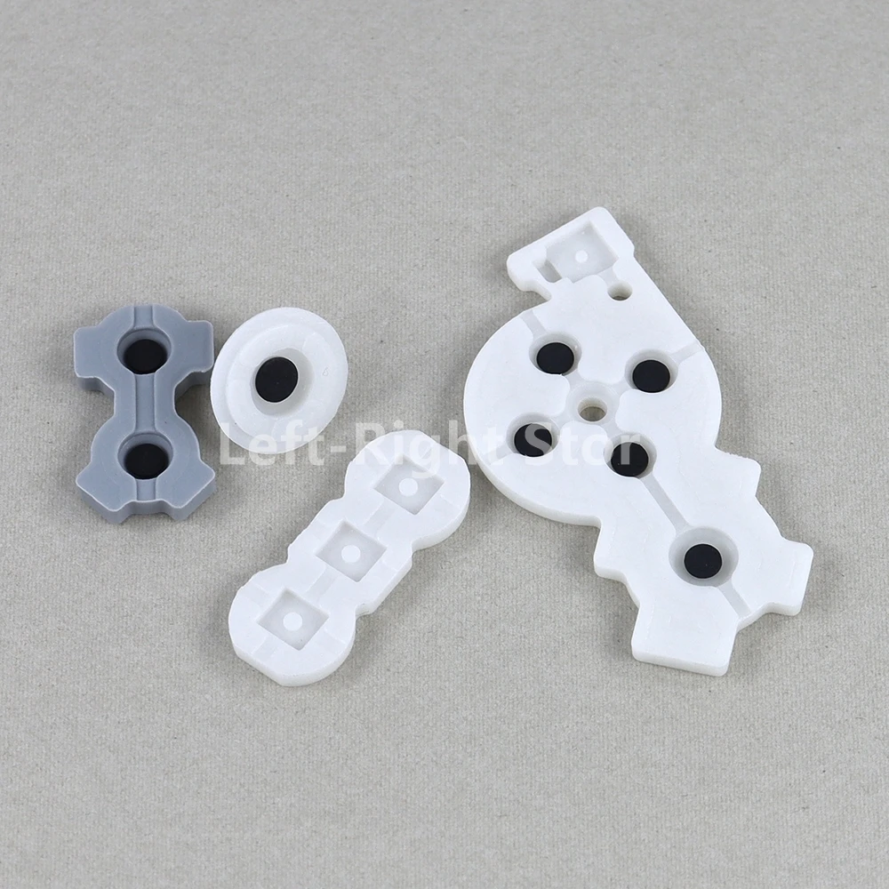 3Sets Voor Wii Rechter Controller Rubber Geleidende Lijm Knoppen Reparatie Deel Pads