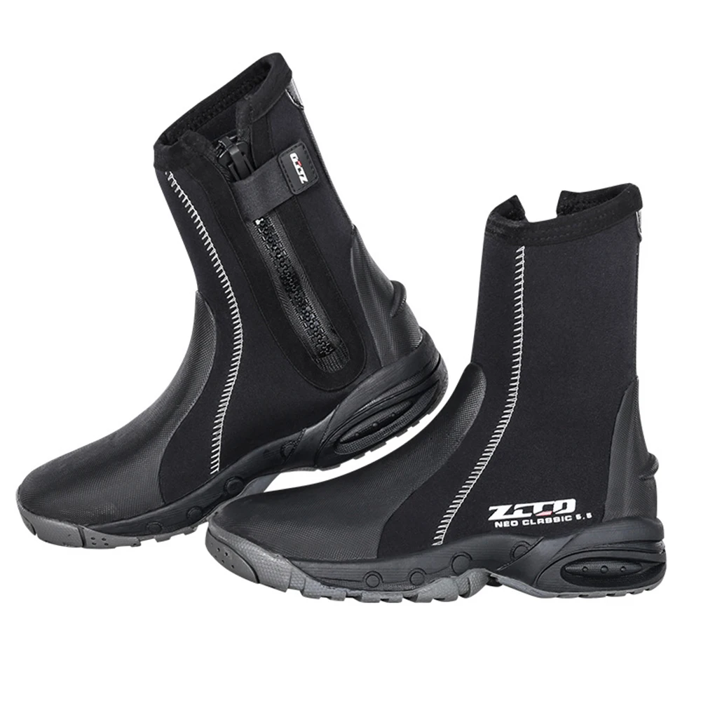 Botas de buceo de neopreno de 5MM, zapatos de buceo y natación, equipo de pesca submarina