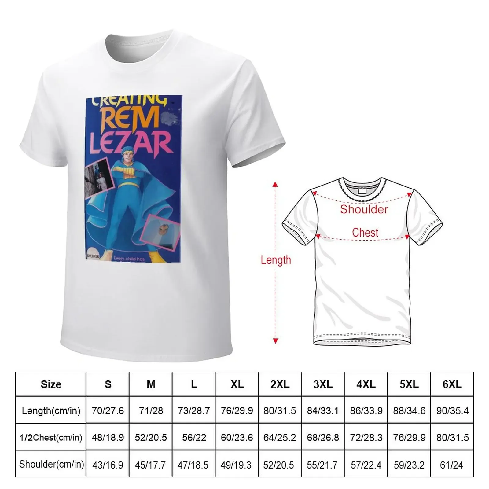 Creating Rem Lezar T-Shirt animal prinfor boys funnys aesthetic clothes summer top t shirts for men