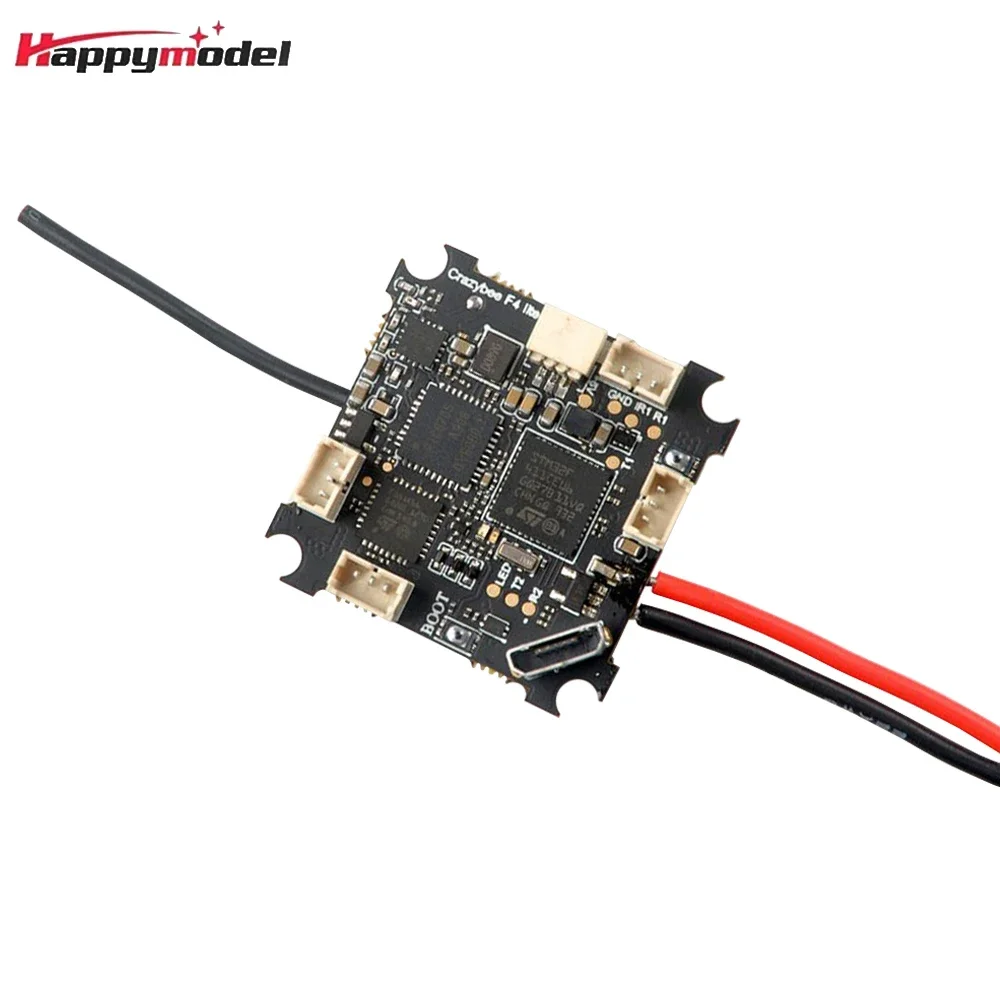 VIVaSHappyModel Crazybee F4 Lite 1s MPU-6000 Betaflight Flight Controller Built-in 5.8G VTX, Blheli_S 4in1 ESC Frsky/Flysky Rece
