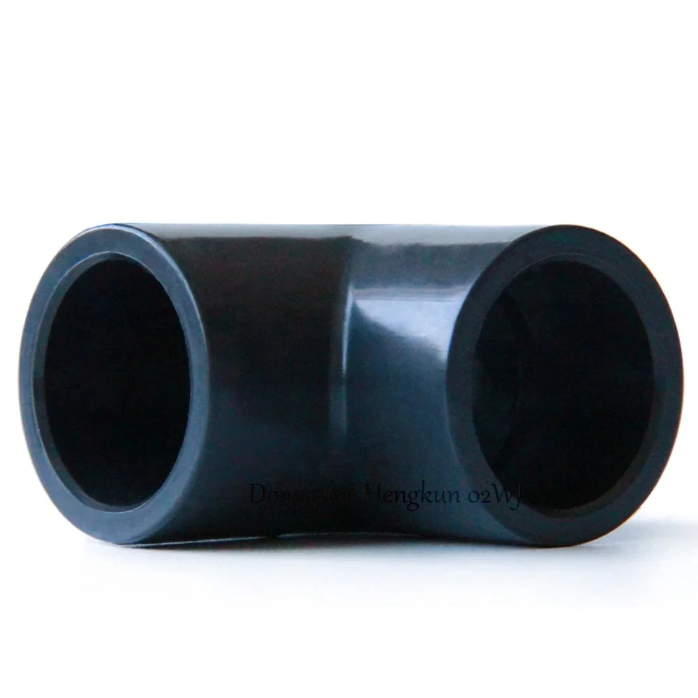 UPVC Pipe 90 Degree Elbow Connector Dark Grey PVC Pipe Fitting Garden Water Fish Tank Connector ID 20/25/32/40/50/63/75/90/110mm