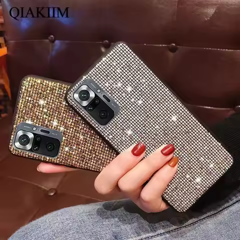 Bling Sequins Phone Case for Xiaomi Mi 13 12 11 11i 10T Lite 9T Pro 10 12X POCO M3 X3 F3 Glitter Powder Diamond Shiny Back Cover