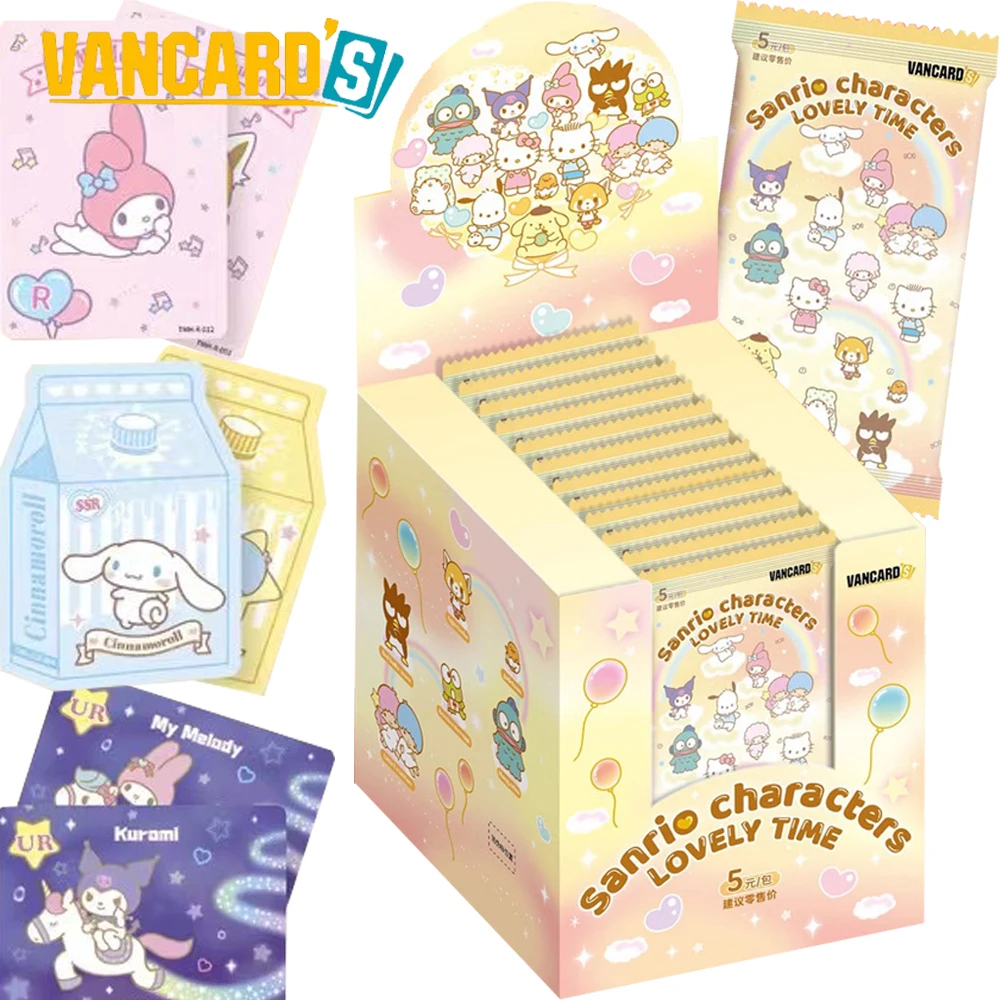 

Коллекционные карты персонажей VANCARD'S Sanrio, знаменитые мультяшные аниме-звезды, мечтательное наслаждение, милые хрустальные карты, подарки для детей