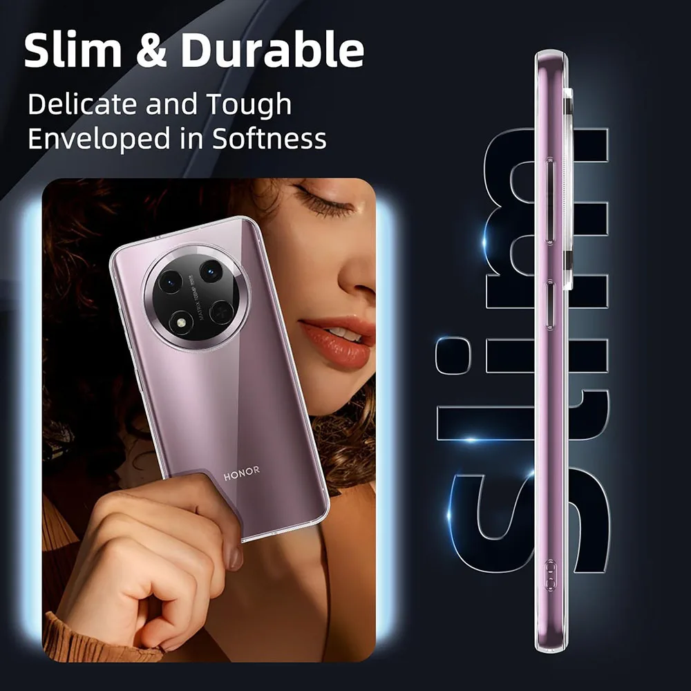 حافظة ناعمة من السيليكون الشفاف لهاتف Honor Magic8 Magic7 Magic6 Magic5 Magic4 Magic 8 7 6 5 Pro Lite غطاء شفاف رقيق للغاية #6
