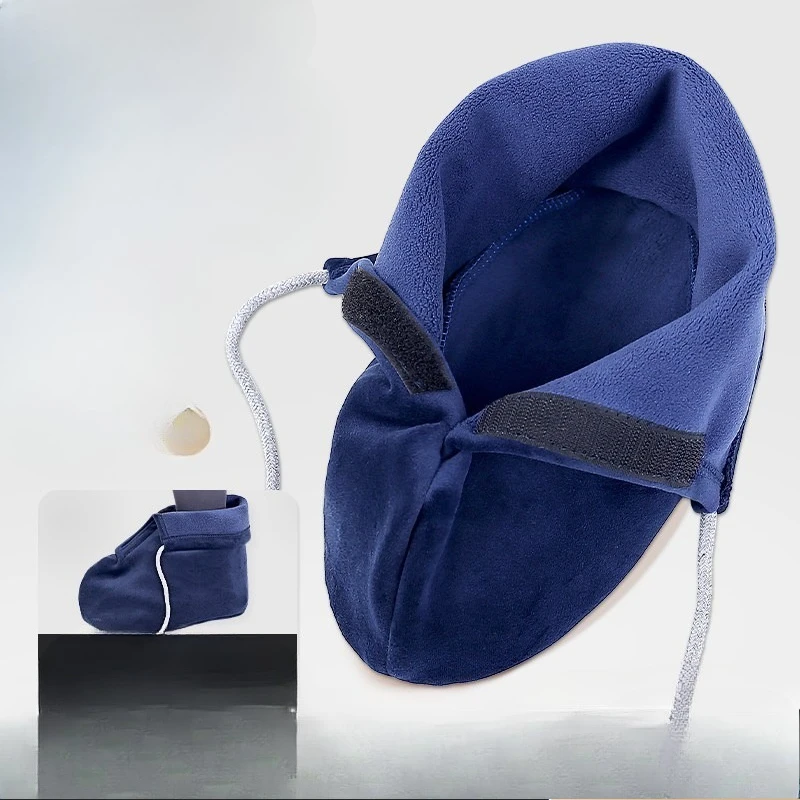 Winter plaster foot cover to keep warm, socks worn for broken feet, swollen ankles and feet, injured bandaging, socks cover