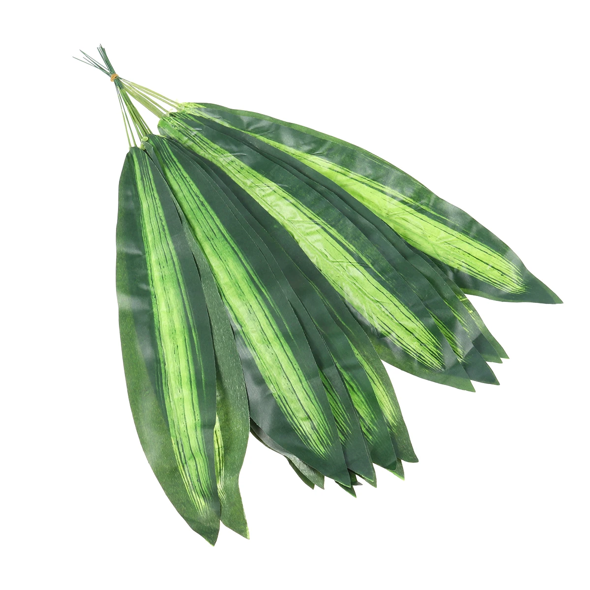 

20 Pcs Simulated Brazilian Leaf Fake Indoor Plants Small Artificial Greenery Bulk Leaves Bundle Decoration Faux for
