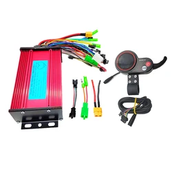 36V 48V 60V 800W 1000W 1500W 26A 30A 33A Akıllı Çift modlu Fırçasız Kontrol LCD Ekran Elektrikli Scooter E-Bisiklet için