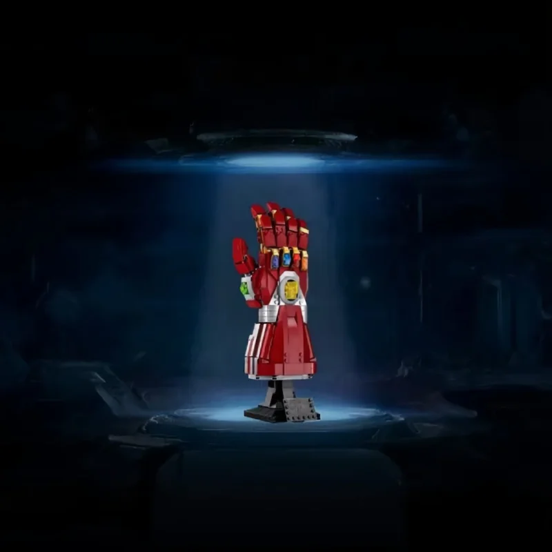 New 2026 Superhero Unlimited Glove Model Building blocks, 675 particles, creative Education Christmas Day Gift