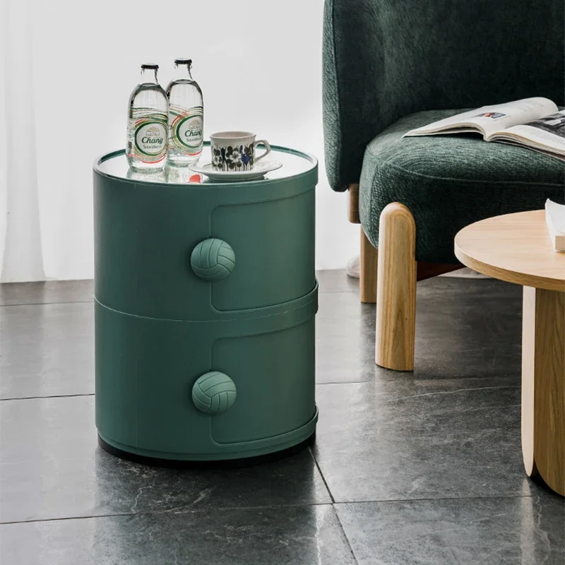 

Luxury Round Nightstands Plastic Minimalist Organizers Cute Pretty Nightstands Mobile Drawers Table De Chevet Home Furnitures