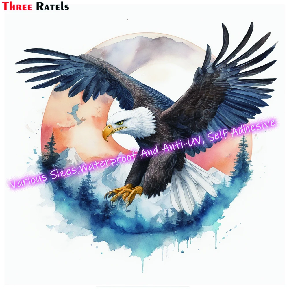 Three Ratels M325 3d Eagle Flying Stickers And Decals For  Bmw E90 Car Accessories Auto Decals