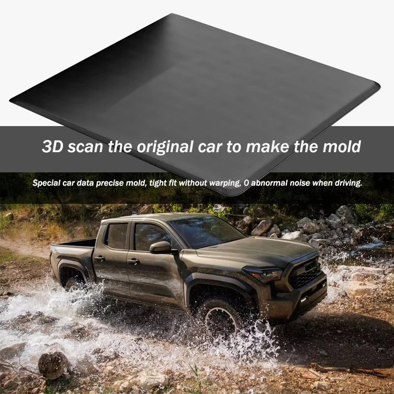 غطاء تونيو ناعم من الفينيل لملحقات الشاحنة 2016-2023 تاكوما 5 بوصة Bed60 بوصة