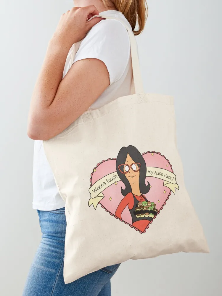 

Linda Wanna Touch My Spice Rack Tote Bag Woman shopper bag free delivery bags Customizable tote bag eco pack