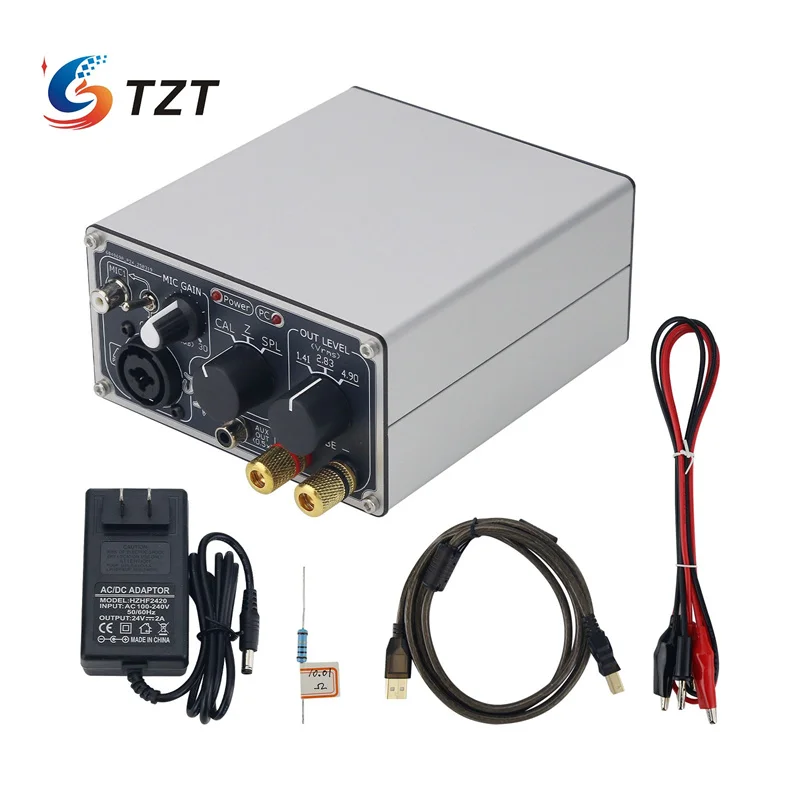 

TZT J-BOX III Audio Speaker Tester Frequency Response Impedance Measuring Box Kit Support for justMLS REW