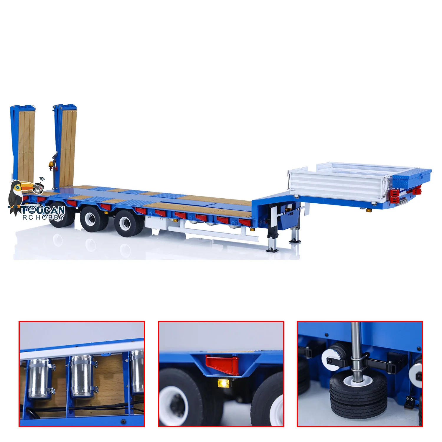 LESU 1/14 RC Tractor Truck Metal Semi Trailer Hydraulic Electronic Lifting Tailboard Painted Assembled DIY Model For Boy TH23023