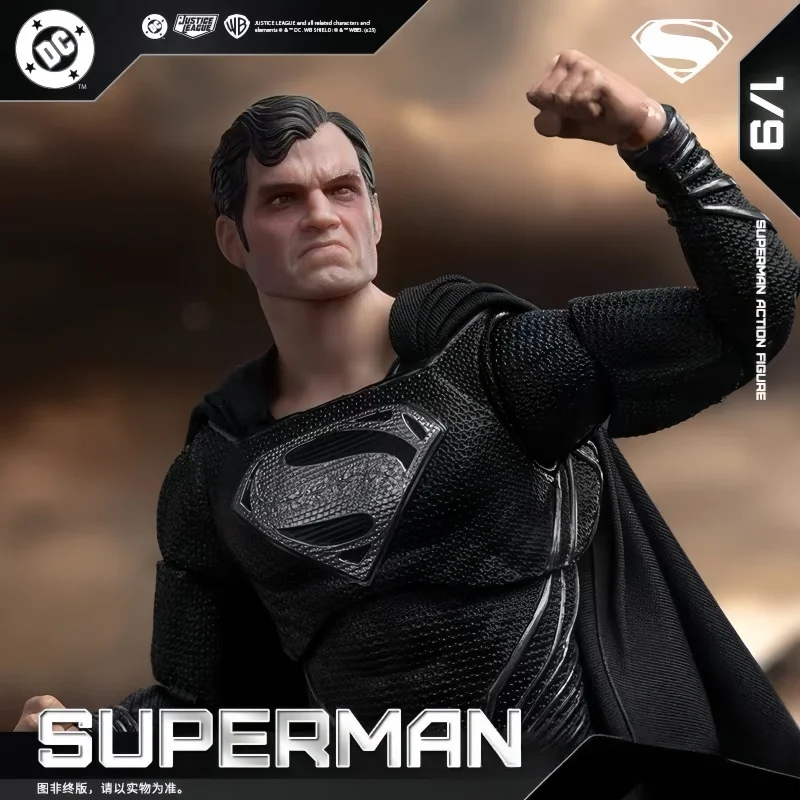 

New Fondjoy 1/9 Black Super Man 2.0 Action Figure 19cm Movable Model Doll Creative Collectible Desk Decor Boy Festival Gift
