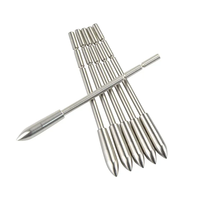 

6/12pcs Archery Arrowheads 120Gr ID3.2mm Target Points Arrow Tips Stainless Steel Broadheads Shooting Hunting Accessories