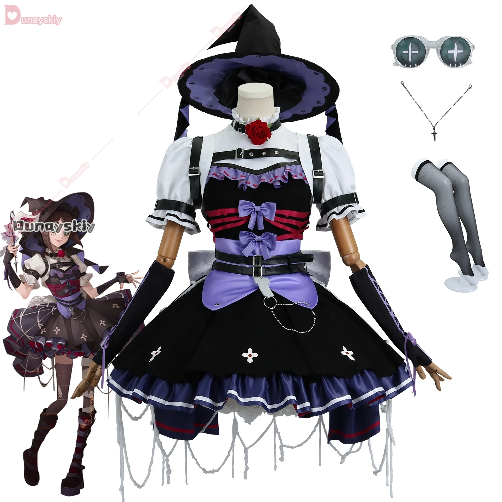 Bloody Queen Game Identity V Cosplay Costume New Skin Gothic Lolita Dress Headwear Wig 2025Halloween Party Carnival Outfits